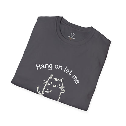 Ink Pulse Print - Overthink This Unisex Softstyle T-Shirt, Funny Graphic Tee.