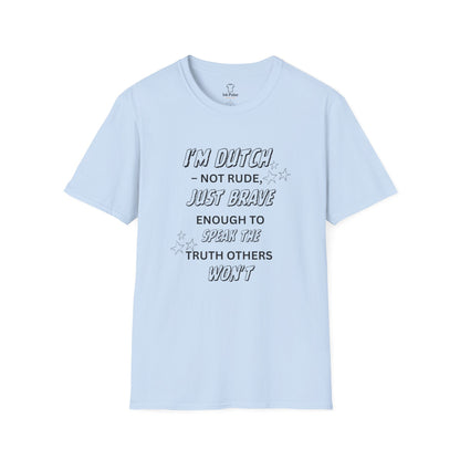Ink Pulse Print - Dutch T-Shirt (Produced in Australia)