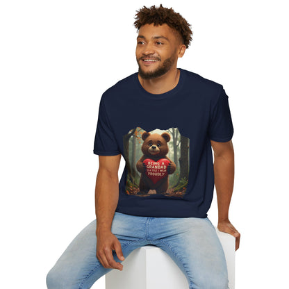 Ink Pulse Print - Cute Grandpa Bear T-Shirt. (Produced in Australia)