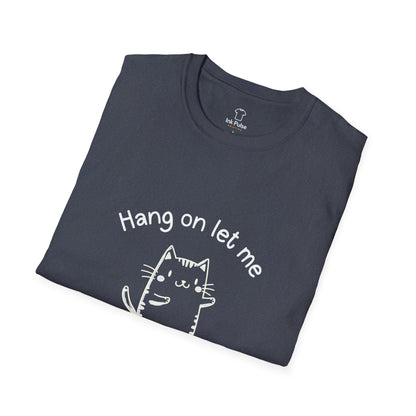 Ink Pulse Print - Overthink This Unisex Softstyle T-Shirt, Funny Graphic Tee.