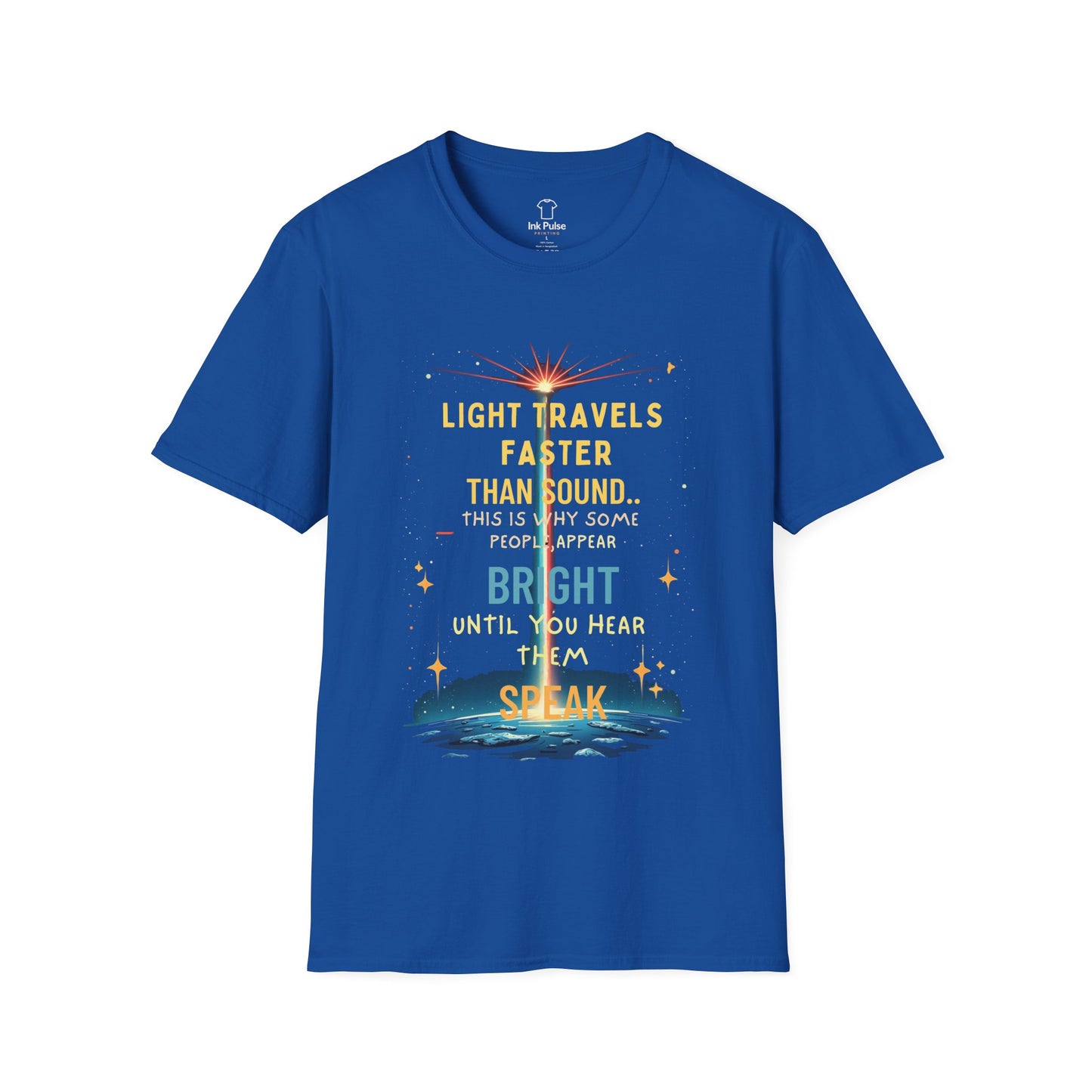 Ink Pulse Print - Cosmic Vibes T-Shirt. (Produced in Australia)