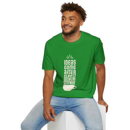 Ink Pulse Print - Coffee Inspiration T-Shirt, Funny Coffee Lover Shirt. (Produced in Australia)