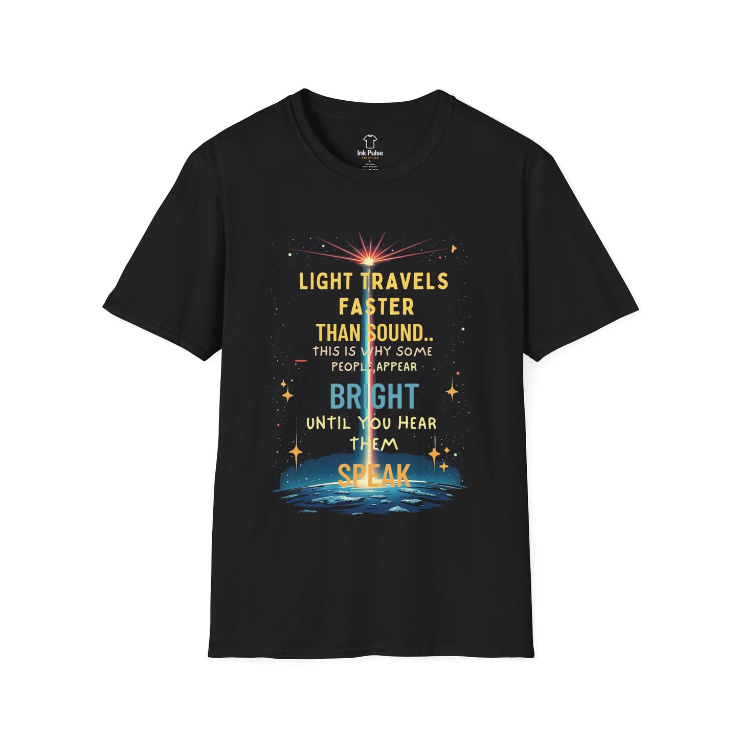 Ink Pulse Print - Cosmic Vibes T-Shirt. (Produced in Australia)