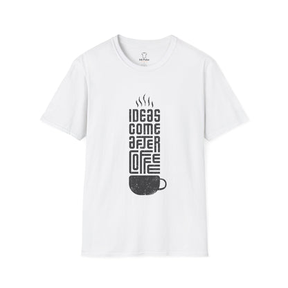 Ink Pulse Print - Coffee Inspiration T-Shirt, Funny Coffee Lover Shirt. (Produced in Australia)