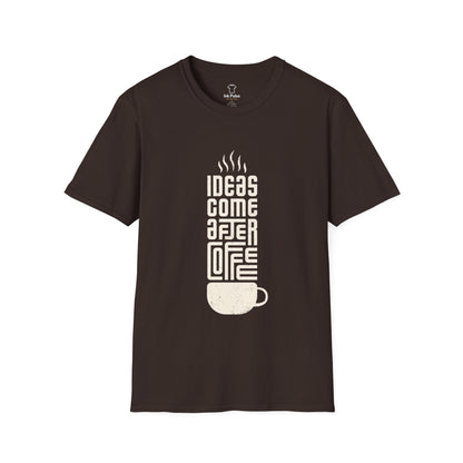Ink Pulse Print - Coffee Inspiration T-Shirt, Funny Coffee Lover Shirt. (Produced in Australia)