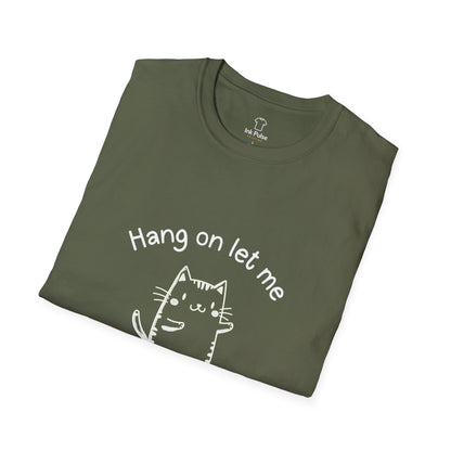 Ink Pulse Print - Overthink This Unisex Softstyle T-Shirt, Funny Graphic Tee.