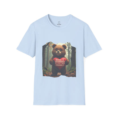 Ink Pulse Print - Cute Grandpa Bear T-Shirt. (Produced in Australia)
