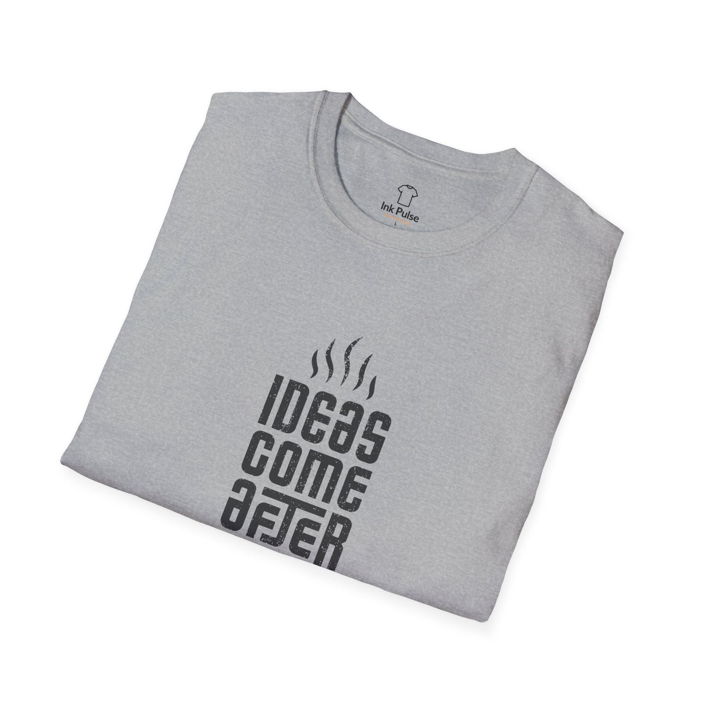Ink Pulse Print - Coffee Inspiration T-Shirt, Funny Coffee Lover Shirt. (Produced in Australia)