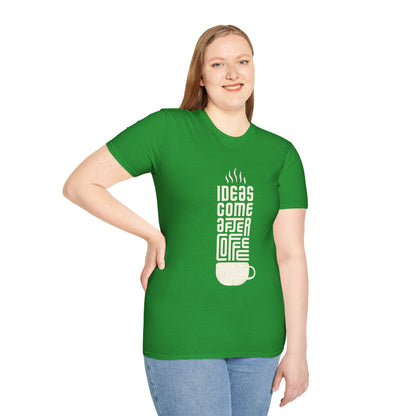 Ink Pulse Print - Coffee Inspiration T-Shirt, Funny Coffee Lover Shirt. (Produced in Australia)