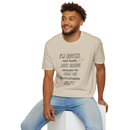 Ink Pulse Print - Dutch T-Shirt (Produced in Australia)