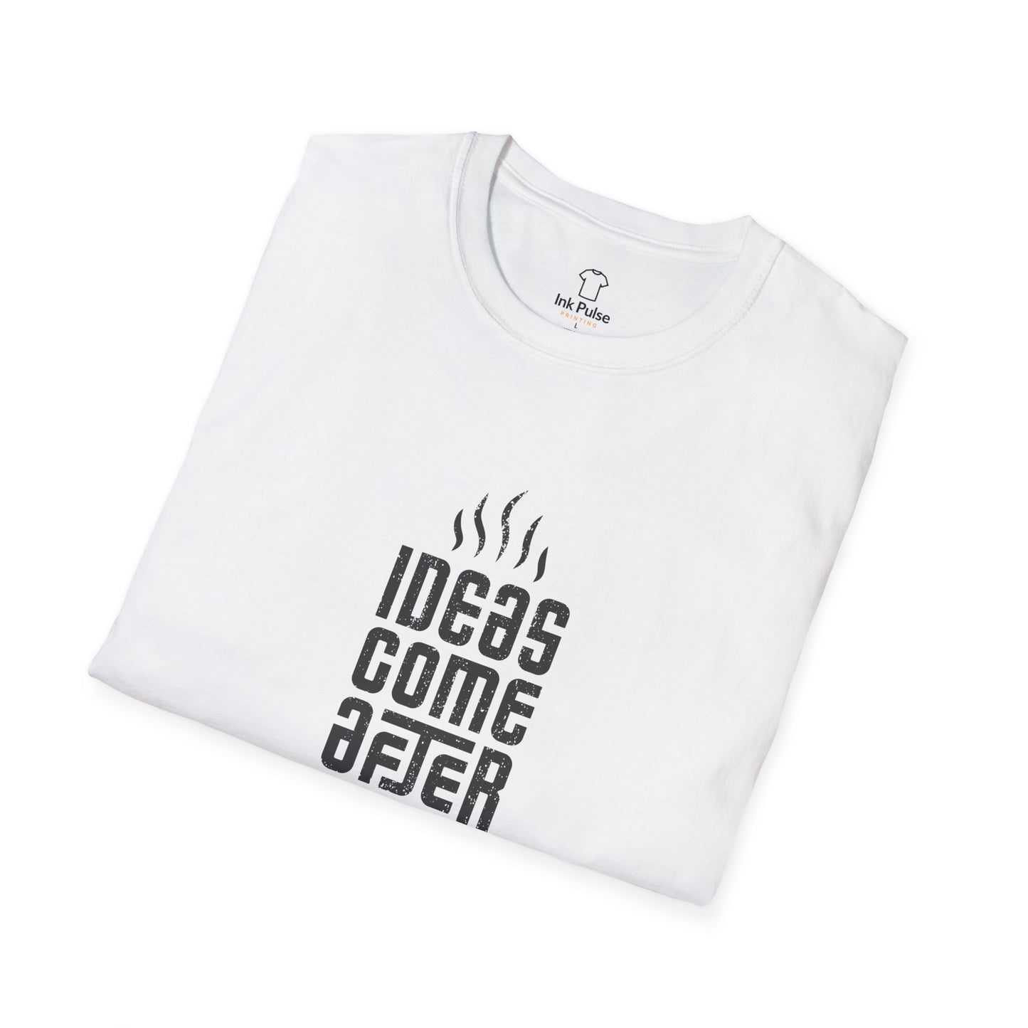 Ink Pulse Print - Coffee Inspiration T-Shirt, Funny Coffee Lover Shirt. (Produced in Australia)