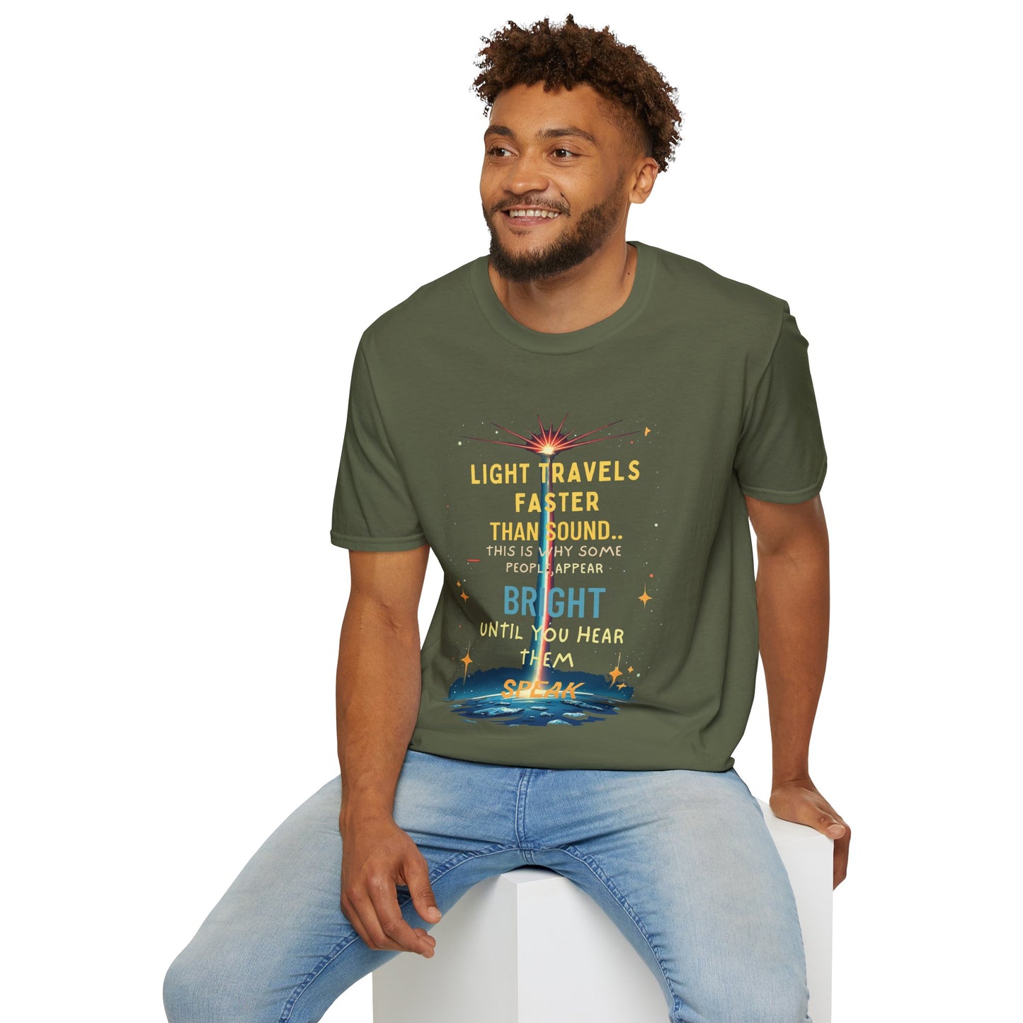 Ink Pulse Print - Cosmic Vibes T-Shirt. (Produced in Australia)