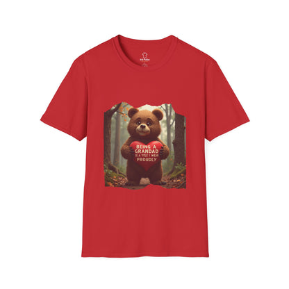 Ink Pulse Print - Cute Grandpa Bear T-Shirt. (Produced in Australia)