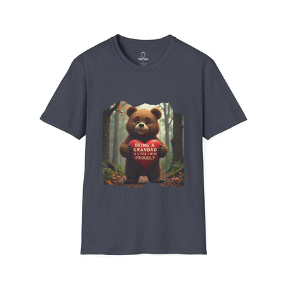 Ink Pulse Print - Cute Grandpa Bear T-Shirt. (Produced in Australia)
