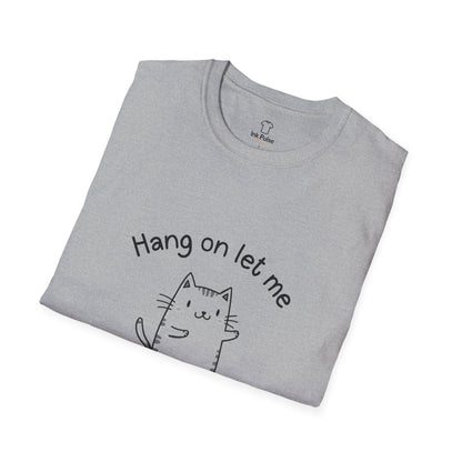 Ink Pulse Print - Overthink This Unisex Softstyle T-Shirt, Funny Graphic Tee.