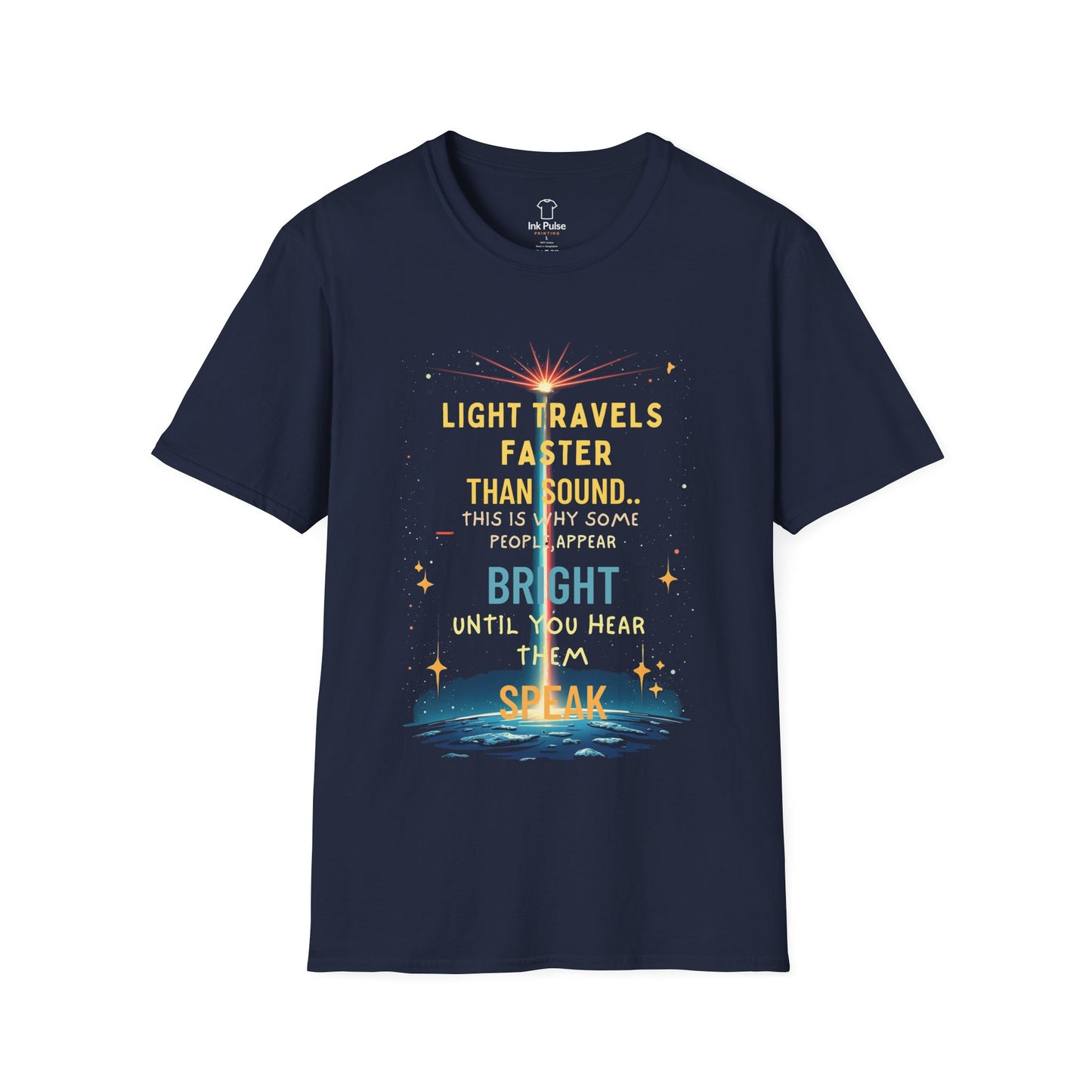 Ink Pulse Print - Cosmic Vibes T-Shirt. (Produced in Australia)