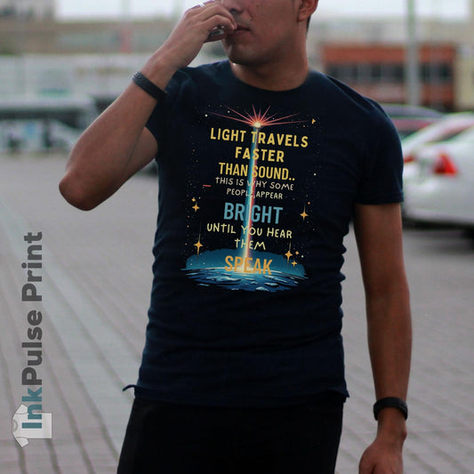 Ink Pulse Print - Cosmic Vibes T-Shirt. (Produced in Australia)