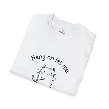 Ink Pulse Print - Overthink This Unisex Softstyle T-Shirt, Funny Graphic Tee.