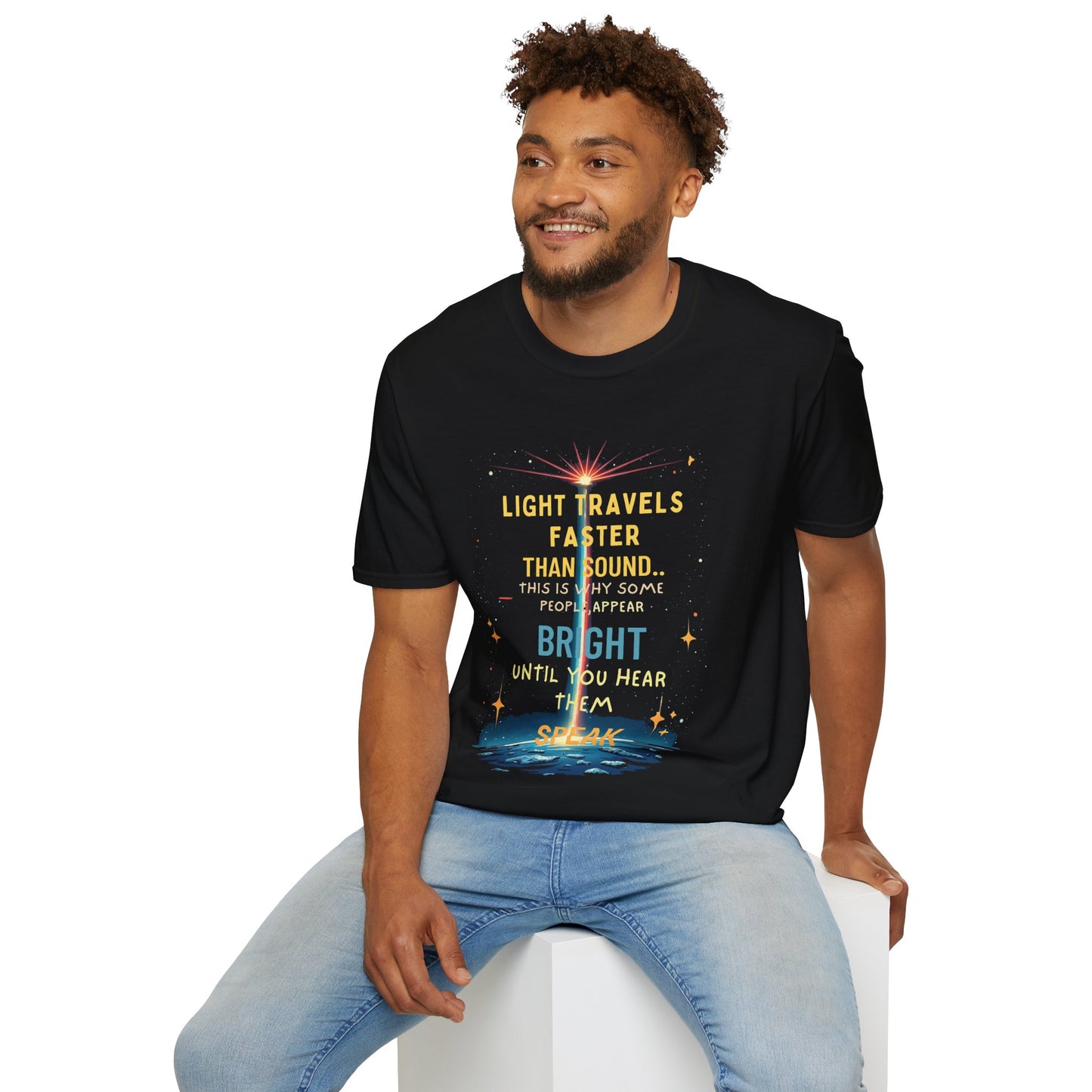 Ink Pulse Print - Cosmic Vibes T-Shirt. (Produced in Australia)