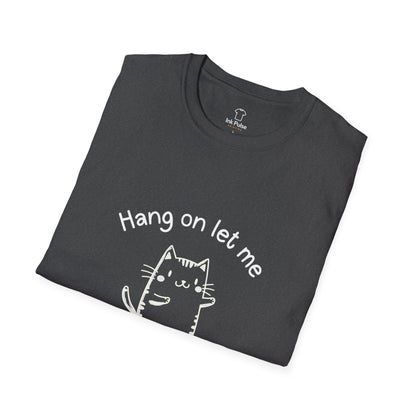 Ink Pulse Print - Overthink This Unisex Softstyle T-Shirt, Funny Graphic Tee.
