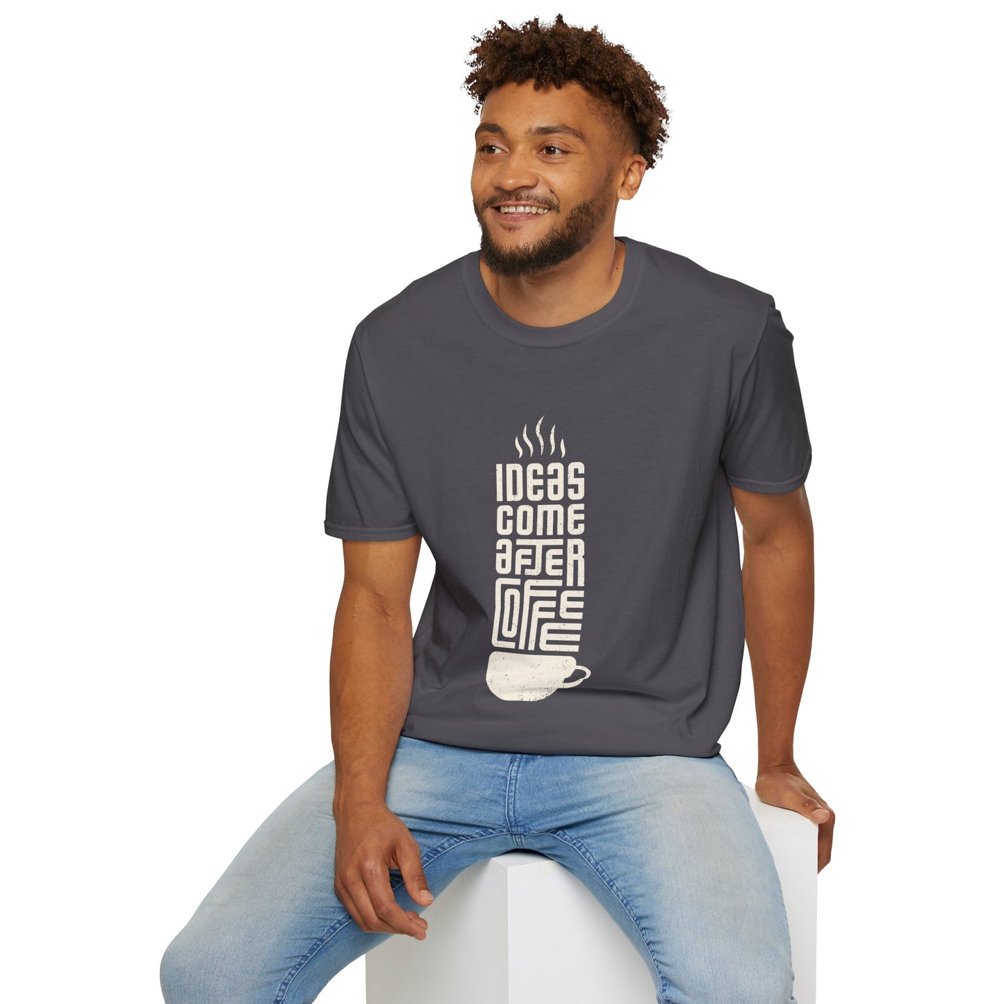 Ink Pulse Print - Coffee Inspiration T-Shirt, Funny Coffee Lover Shirt. (Produced in Australia)