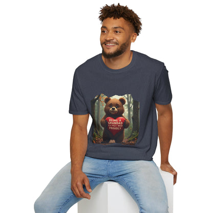 Ink Pulse Print - Cute Grandpa Bear T-Shirt. (Produced in Australia)