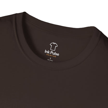 Ink Pulse Print - Overthink This Unisex Softstyle T-Shirt, Funny Graphic Tee.