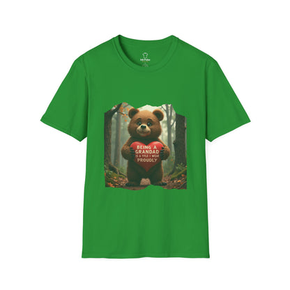 Ink Pulse Print - Cute Grandpa Bear T-Shirt. (Produced in Australia)