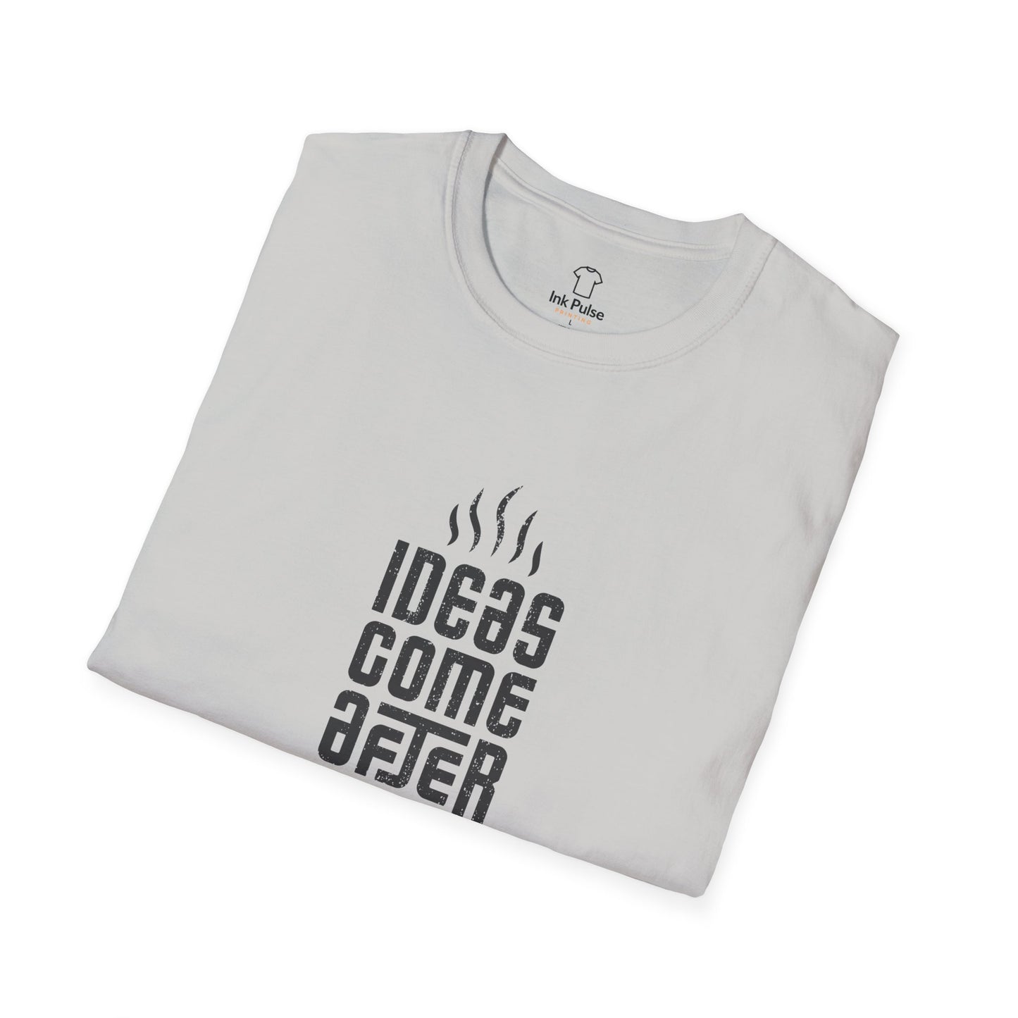 Ink Pulse Print - Coffee Inspiration T-Shirt, Funny Coffee Lover Shirt. (Produced in Australia)