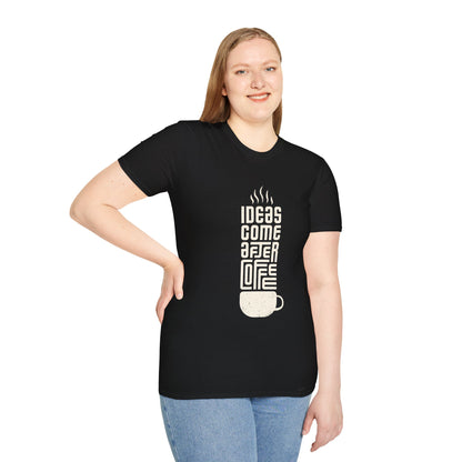 Ink Pulse Print - Coffee Inspiration T-Shirt, Funny Coffee Lover Shirt. (Produced in Australia)