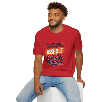 Ink Pulse Print - Gender Neutral Humor Tee. (Produced in Australia)