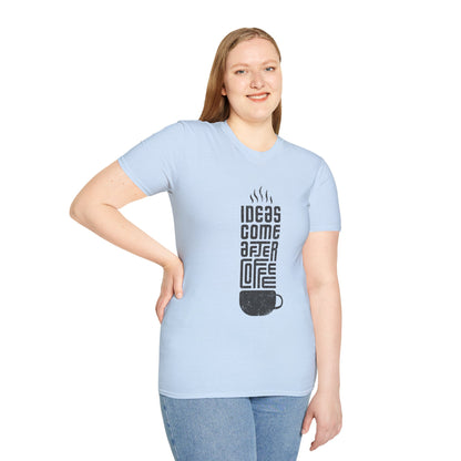 Ink Pulse Print - Coffee Inspiration T-Shirt, Funny Coffee Lover Shirt. (Produced in Australia)