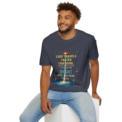 Ink Pulse Print - Cosmic Vibes T-Shirt. (Produced in Australia)