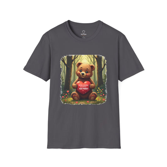 Ink Pulse Print - Cute Nanna Bear Shirt. (Produced in Australia)