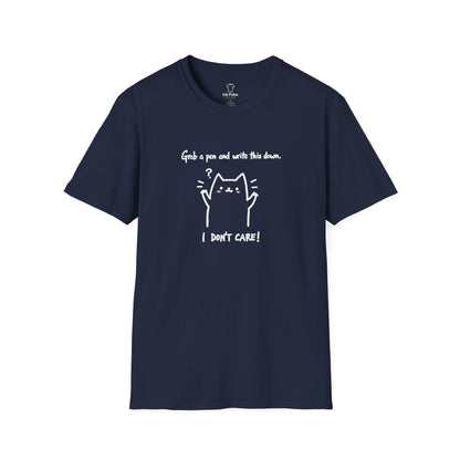 Ink Pulse Print - Funny Cat Quote T-Shirt, Cute Animal Tee. (Produced in Australia)