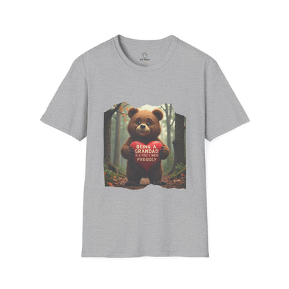 Ink Pulse Print - Cute Grandpa Bear T-Shirt. (Produced in Australia)
