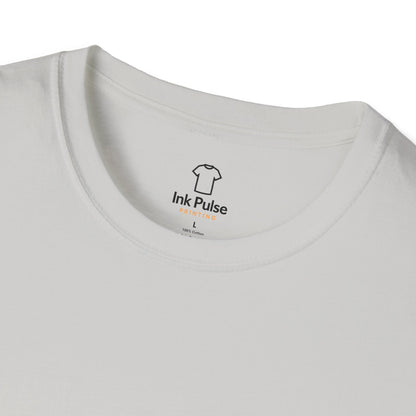 Ink Pulse Print - Overthink This Unisex Softstyle T-Shirt, Funny Graphic Tee.