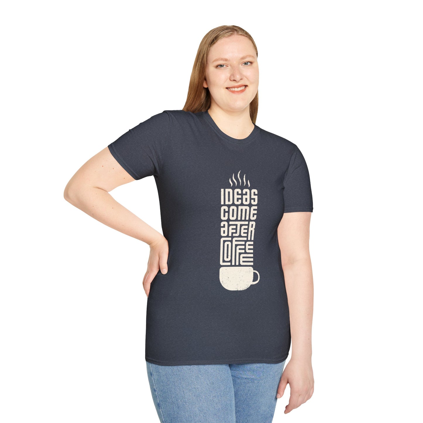 Ink Pulse Print - Coffee Inspiration T-Shirt, Funny Coffee Lover Shirt. (Produced in Australia)