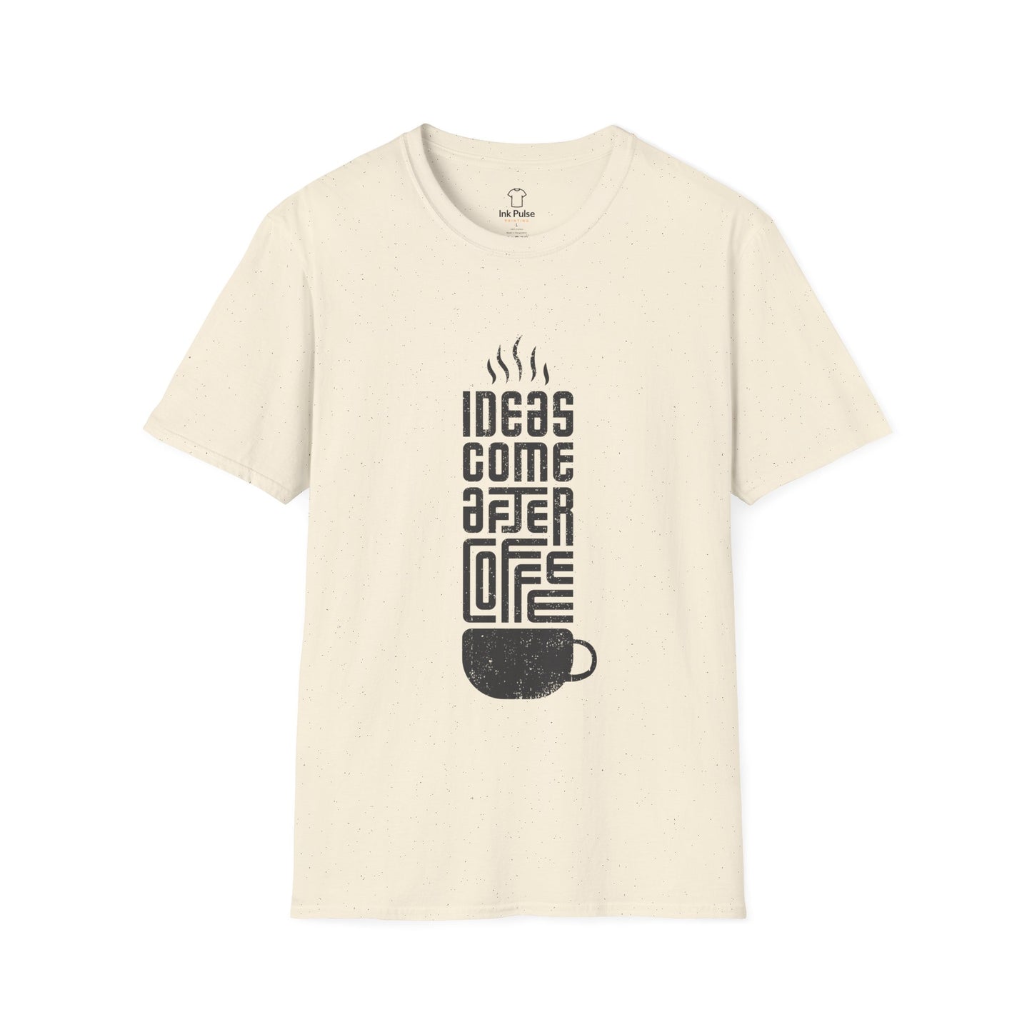 Ink Pulse Print - Coffee Inspiration T-Shirt, Funny Coffee Lover Shirt. (Produced in Australia)