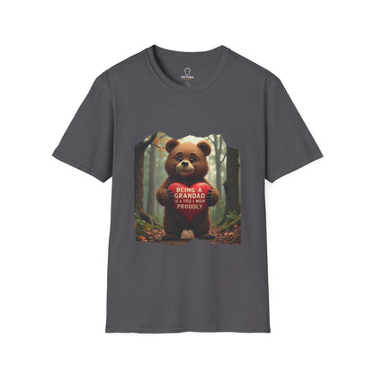 Ink Pulse Print - Cute Grandpa Bear T-Shirt. (Produced in Australia)