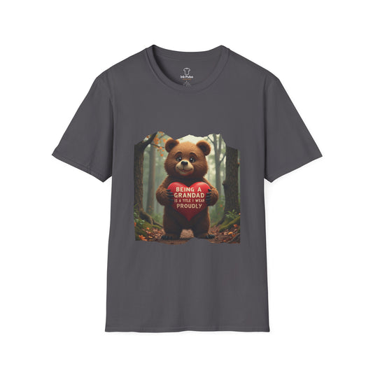 Ink Pulse Print - Cute Grandpa Bear T-Shirt. (Produced in Australia)