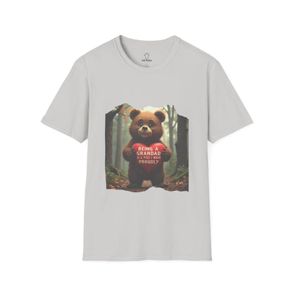 Ink Pulse Print - Cute Grandpa Bear T-Shirt. (Produced in Australia)