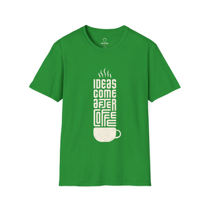 Ink Pulse Print - Coffee Inspiration T-Shirt, Funny Coffee Lover Shirt. (Produced in Australia)