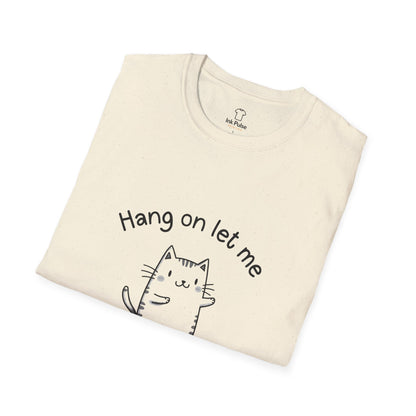 Ink Pulse Print - Overthink This Unisex Softstyle T-Shirt, Funny Graphic Tee.