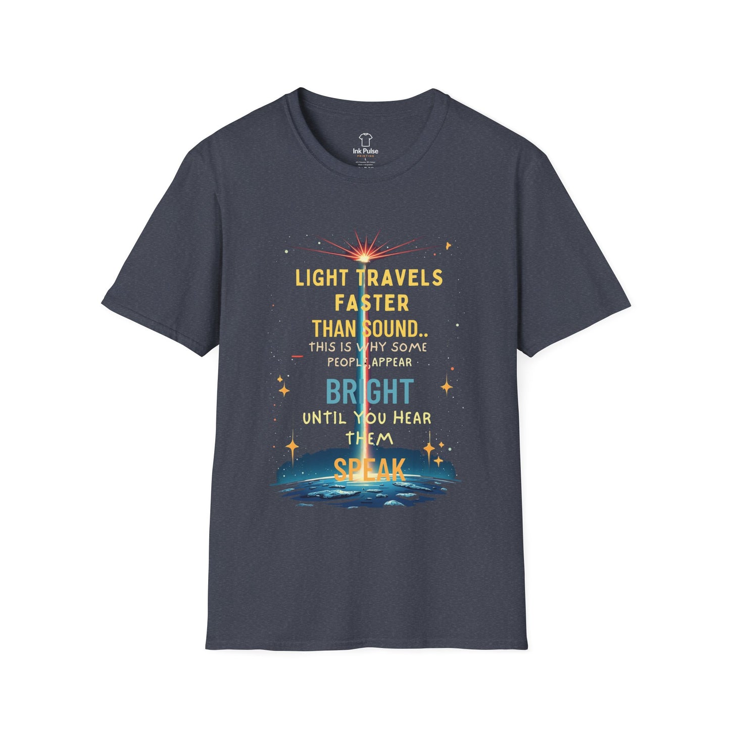 Ink Pulse Print - Cosmic Vibes T-Shirt. (Produced in Australia)