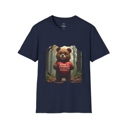 Ink Pulse Print - Cute Grandpa Bear T-Shirt. (Produced in Australia)