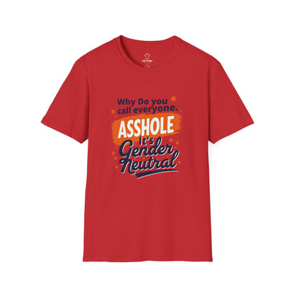 Ink Pulse Print - Gender Neutral Humor Tee. (Produced in Australia)