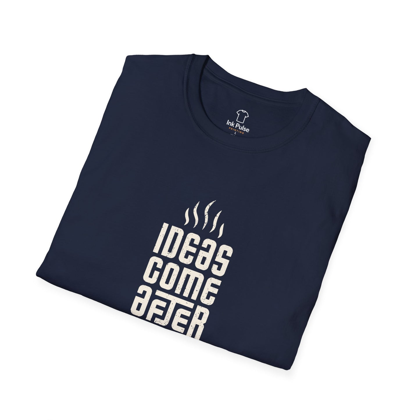 Ink Pulse Print - Coffee Inspiration T-Shirt, Funny Coffee Lover Shirt. (Produced in Australia)