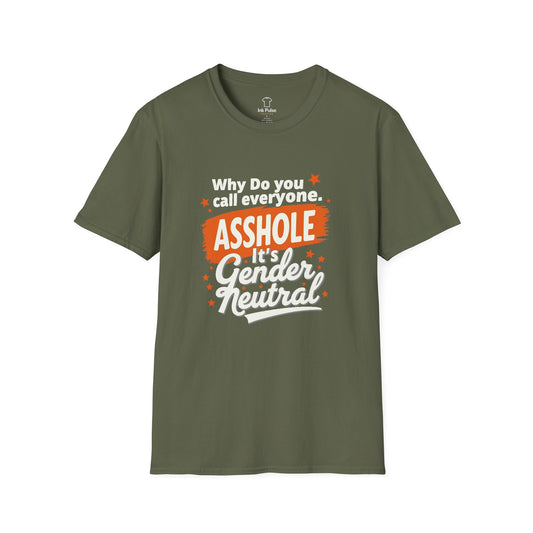 Ink Pulse Print - Gender Neutral Humor Tee. (Produced in Australia)