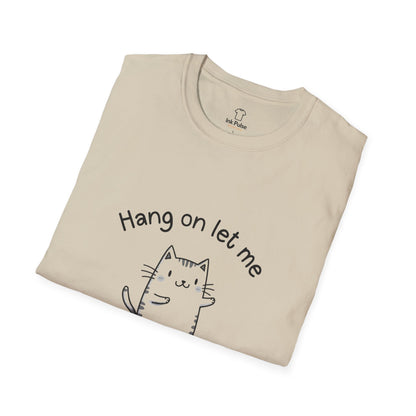 Ink Pulse Print - Overthink This Unisex Softstyle T-Shirt, Funny Graphic Tee.